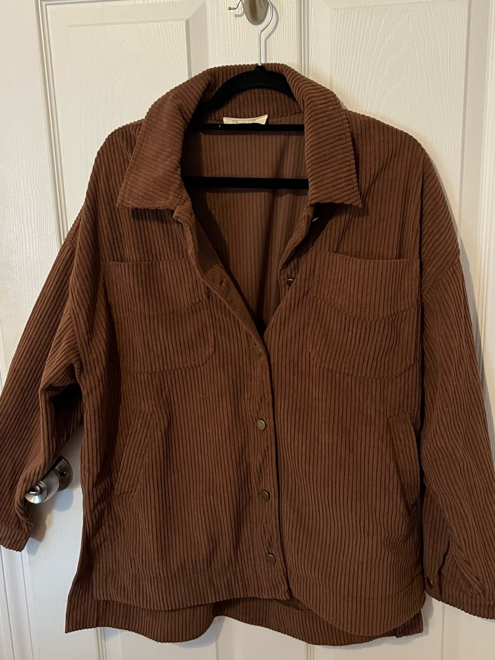NWOT Women's Corduroy Shacket - Brown